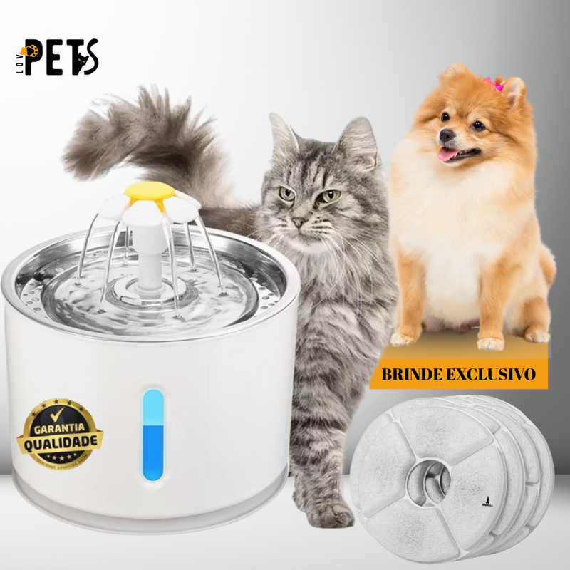 Fonte de Água Lov Pets [GANHE 1 BRINDE]