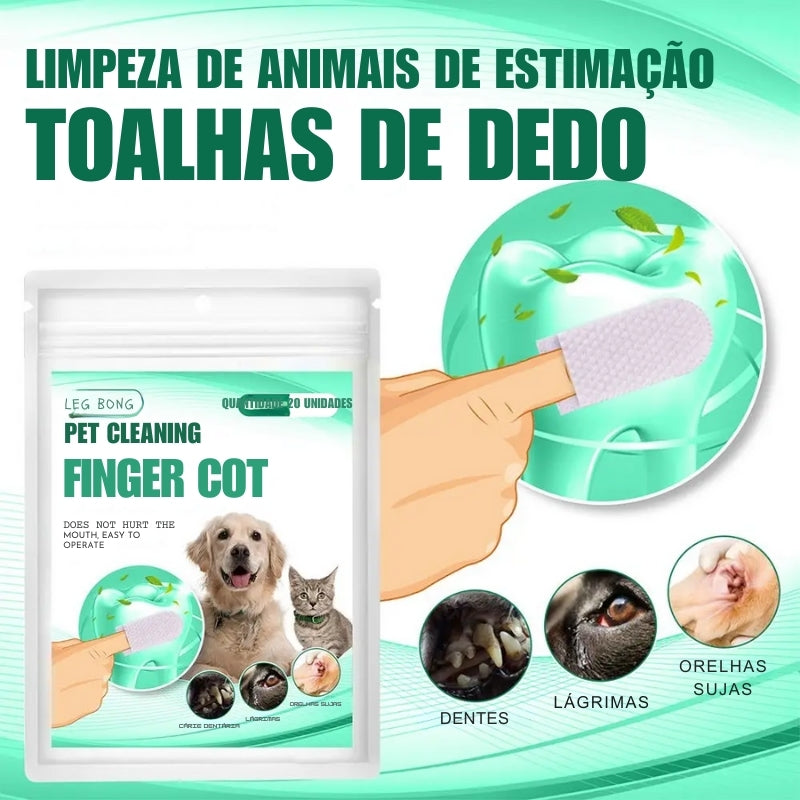 Toalhas Dedo-Clean